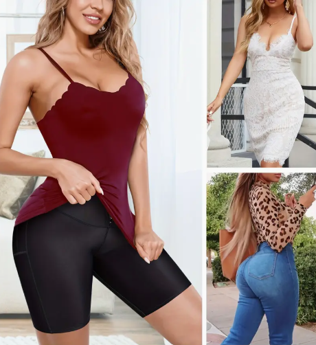 شورت نسائي لتشكيل الجسم بخصر مرتفع للتحكم في البطن