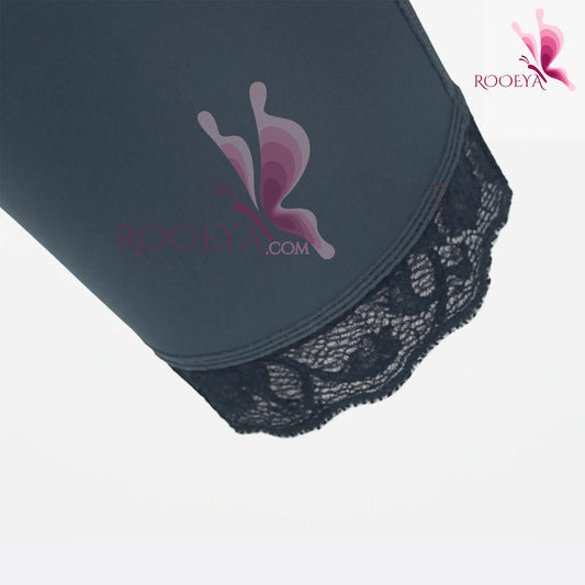 المشد الكامل بالدانتيل الأسود